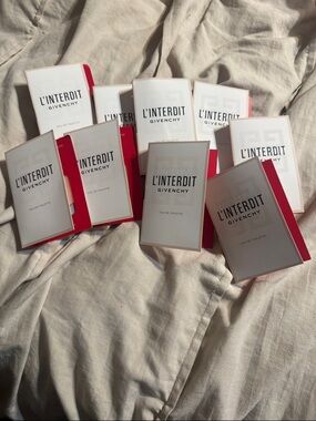 Givenchy L'Interdit Sample Booklets - White & Red Accents -9